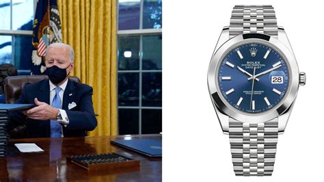 joe biden rolex datejust|Watch Spotting President Joe Biden Wearing A Rolex Datejust.